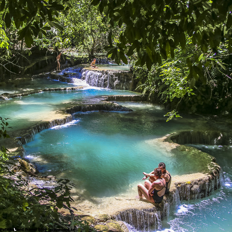 Swimming in Luang Prabang, Laos © Patrik Lord Travel Blog