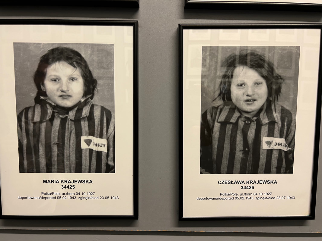 The KRAJEWSKA twins who were murdered by the nazists 1943 in Auschwitz Birkenau camp