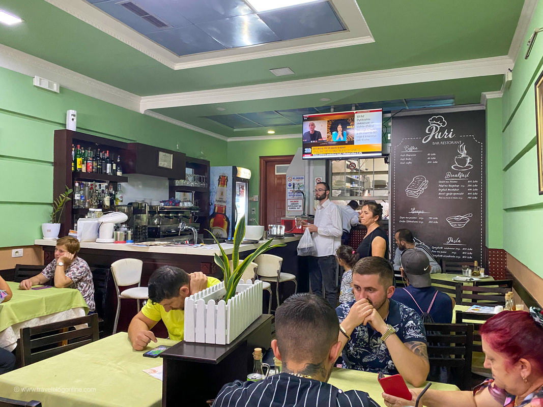 The Puri Restaurant, Interior, Skhoder, Albania © Patrik Lord Travel Blog