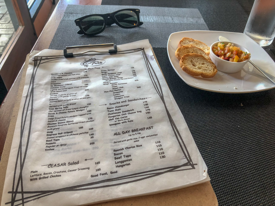 The Tres Bistro, Menu, Dumaguete, Philippines © Patrik Lord Travel Blog