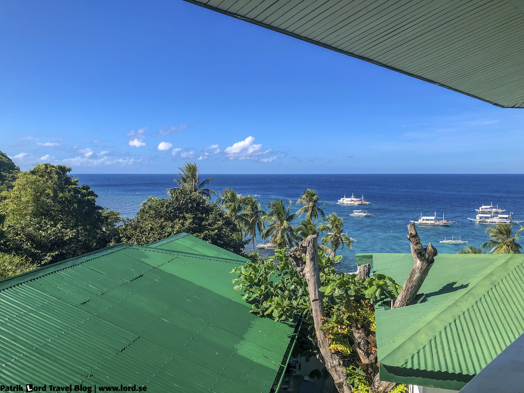 View from our room, Apo Island, Philippines © Patrik Lord Travel Blog