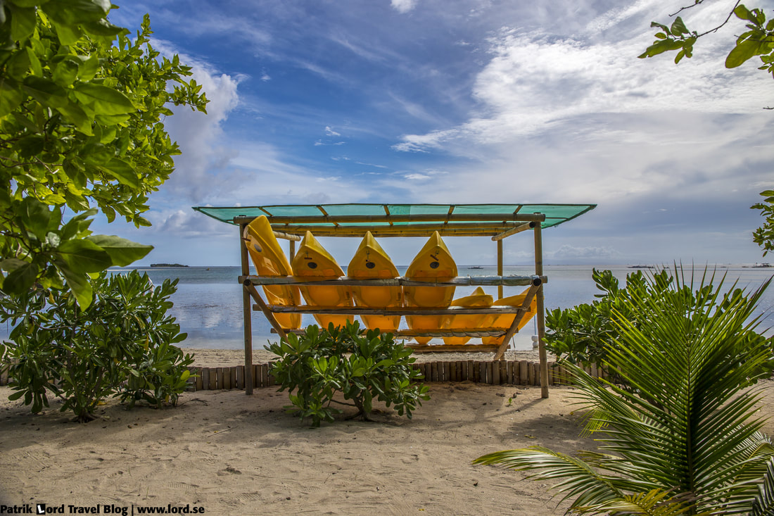 Virgin Island kayaks Panglao Philippines © Patrik Lord Travel Blog