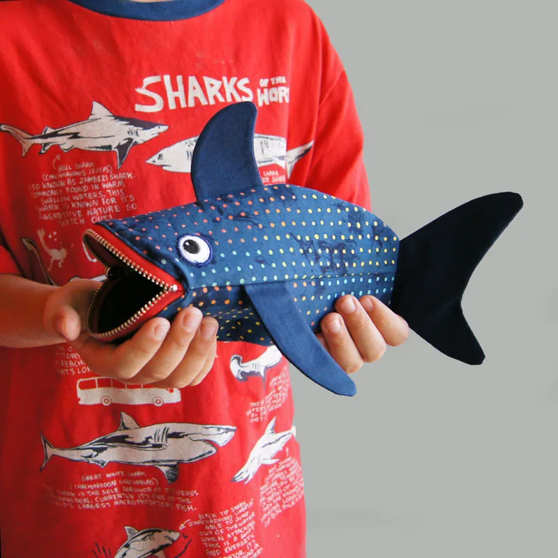 MinneBites handmade bags with bite Mary Pow Minneapolis shark animal bags purses pencil cases bugs fish cute kids bags