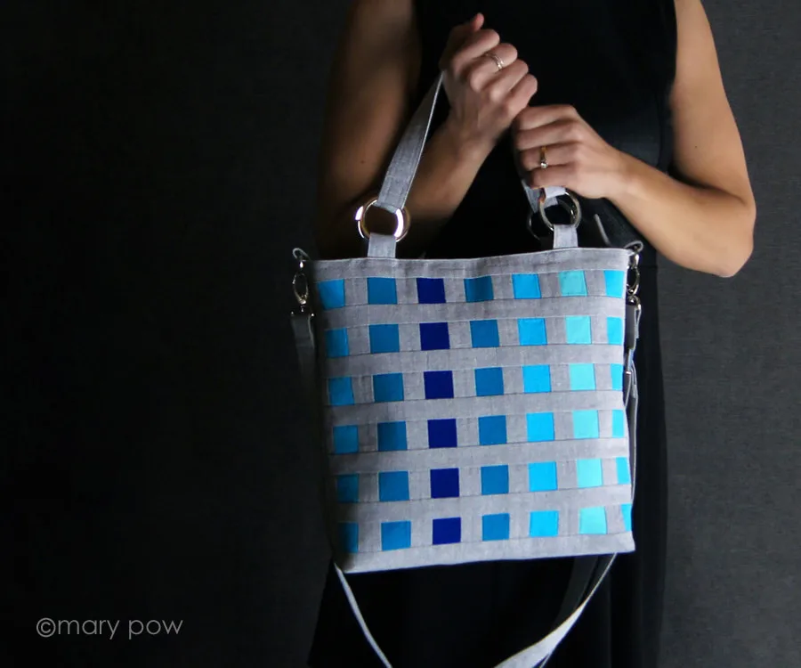 Mary Pow handbags + accessories Ocean View Tote Blue