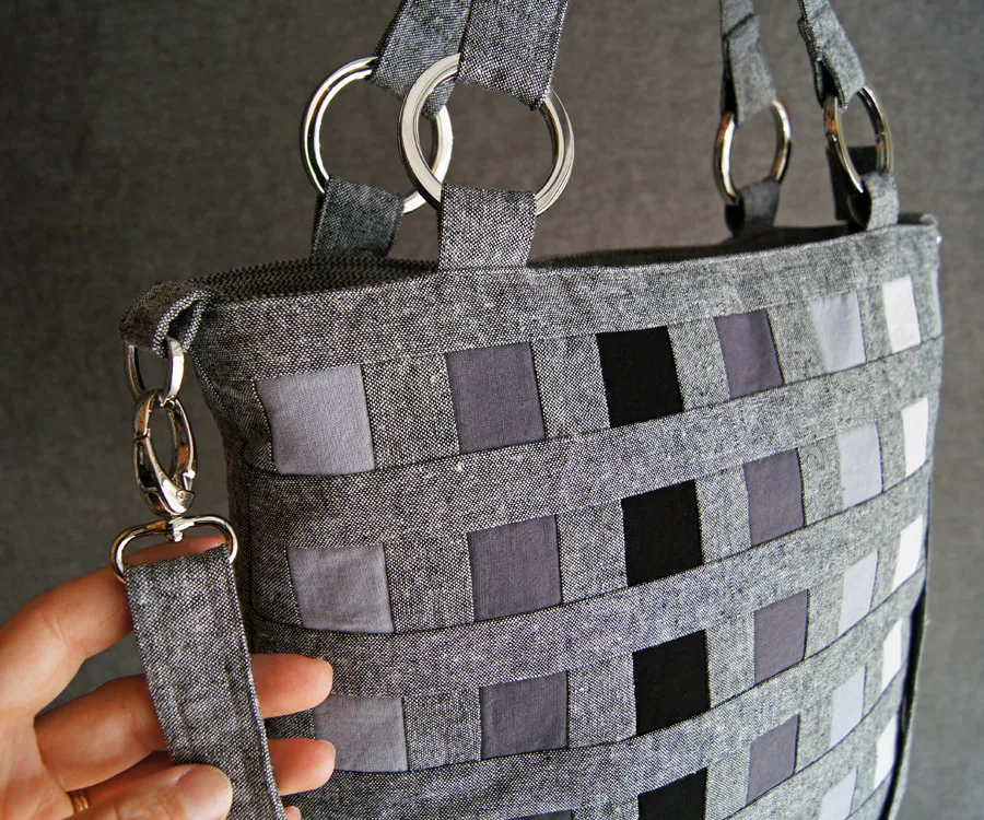 Mary Pow City View Tote Handbag Vegan