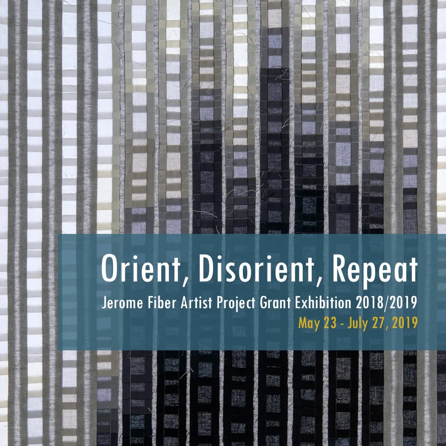 Mary Pow textile art orient, disorient, repeat textile center jerome project grant 2018 2019 minneapolis artist minnesota fiber art