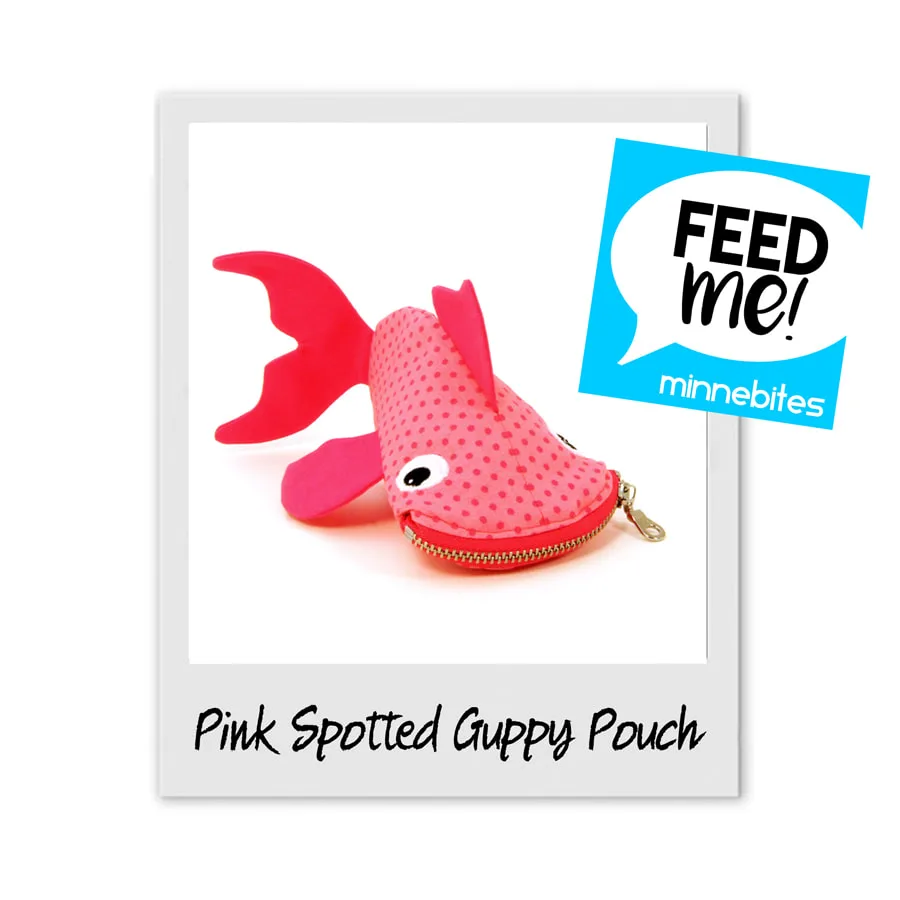 MinneBites Guppy Fish Pouch Feed Me