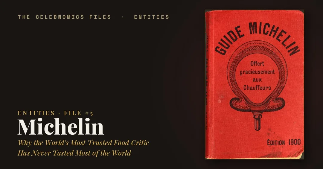 1900, First Edition of Michelin Guide