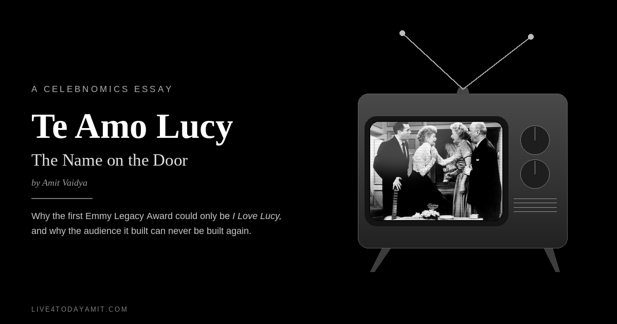 Te Amo Lucy: The Name on the Door