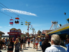 End of summer fun at Santa Cruz Beach Boardwalk