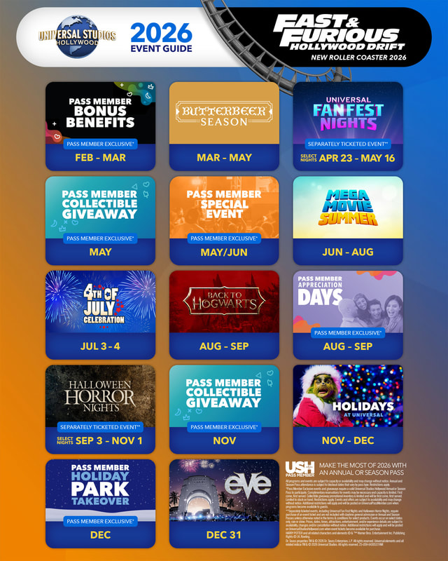 Universal Studios Hollywood Unveils A Plethora of 2026 Events