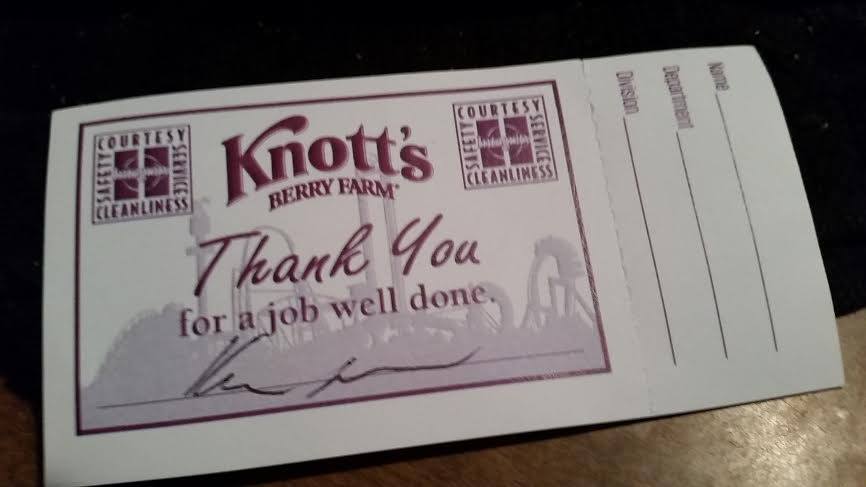 Heartwarming Story from Knott's Berry Farm