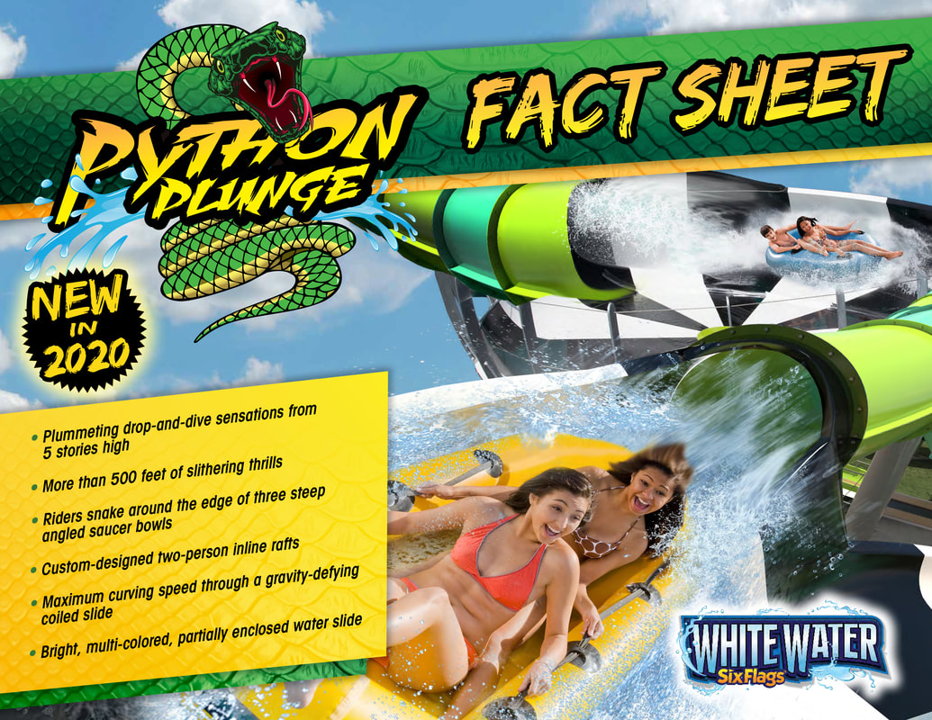 New Spiraling Mega-Slide Coming to Six Flags White Water in 2020