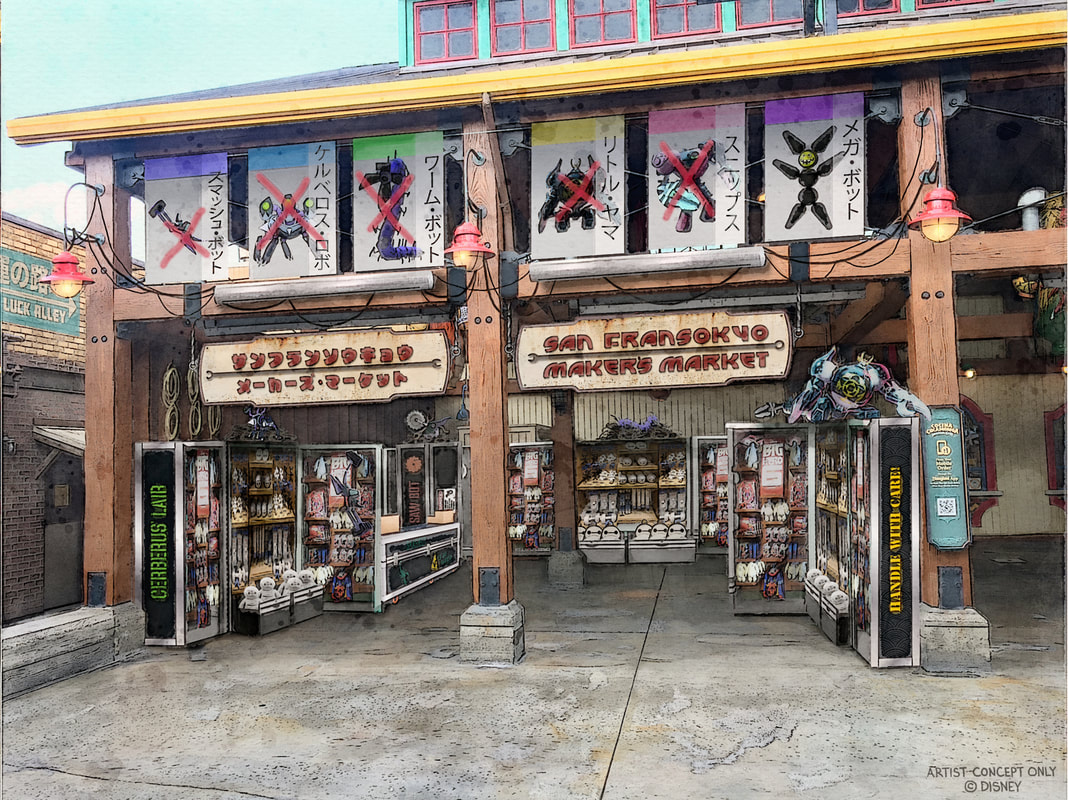 Disney Shares Concept Art Updates For San Fransokyo Square Coming To Disney California Adventure