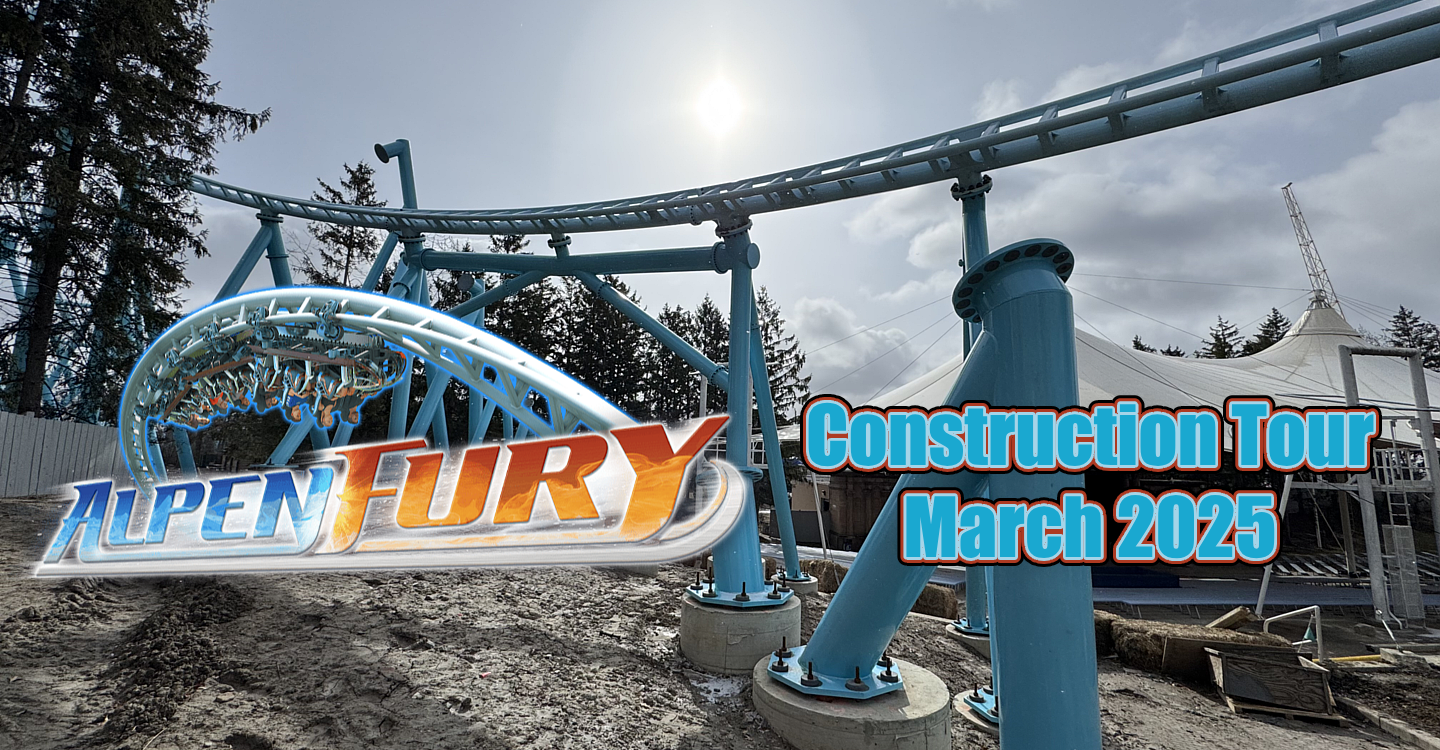 AlpenFury Construction Tour at Canada's Wonderland (in the actual snow)