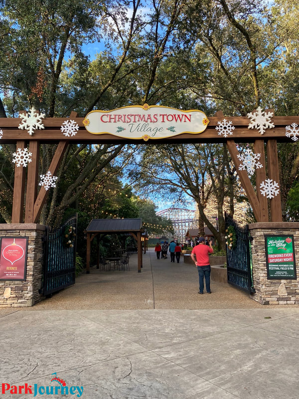 Opening Night of Christmas Town 2021 at Busch Gardens Tampa