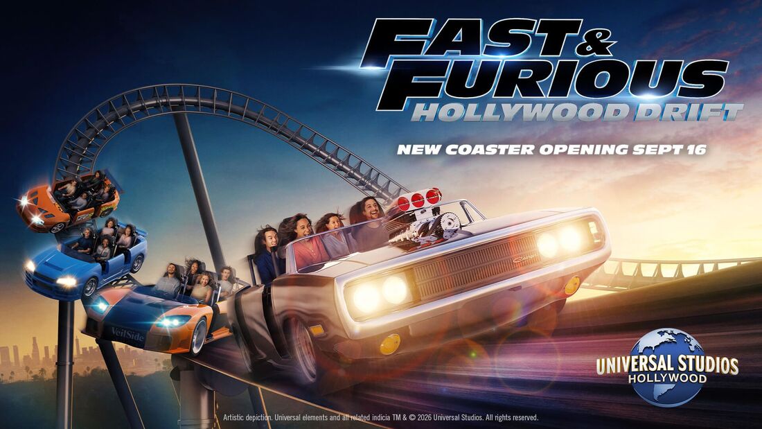 Universal Studios Hollywood Infuses a New Level of Adrenaline with the Arrival of “Fast & Furious: Hollywood Drift,” Opening on Wednesday, September 16