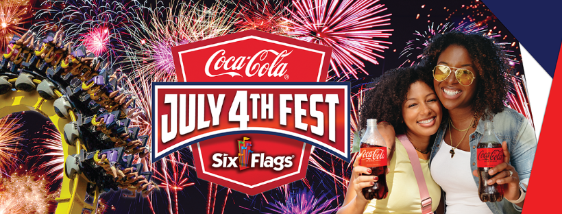 Six Flags Fiesta Texas Presents Coca-Cola July 4th Fest with FOUR Nights of Fireworks July 1-4