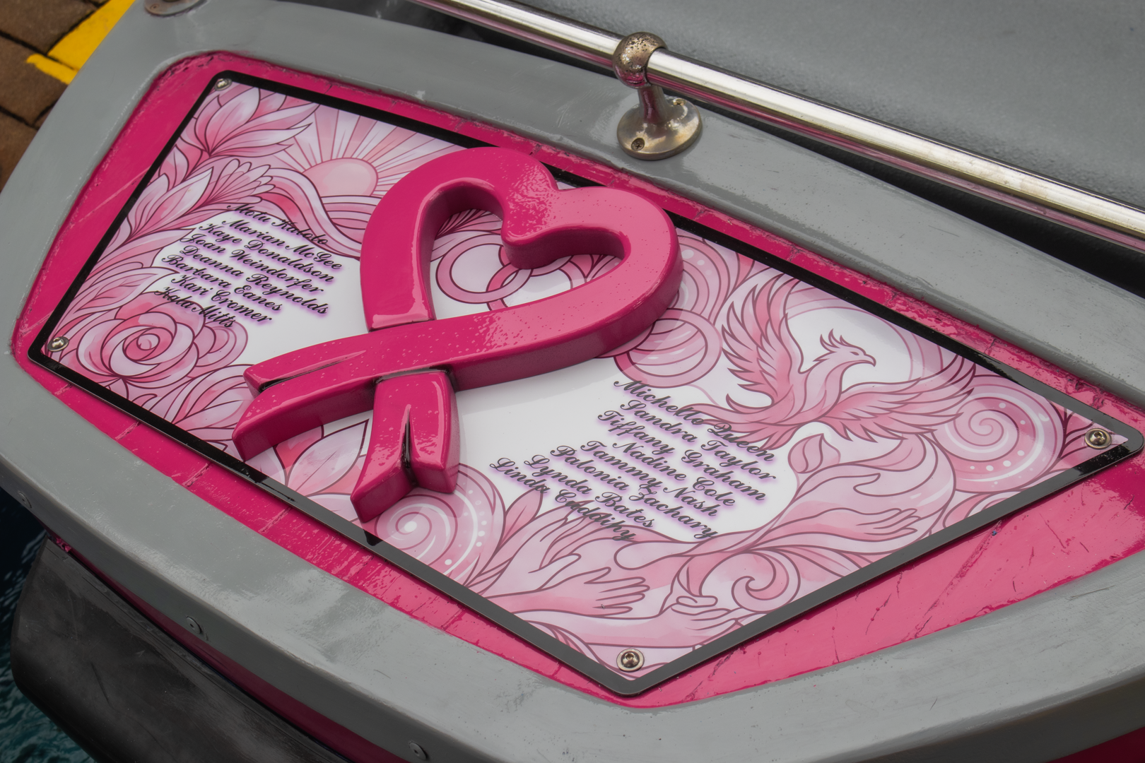 Six Flags Over Georgia Honors Breast Cancer Awareness Month with Debut of Pink Boat at Iconic Monster Mansion Attraction