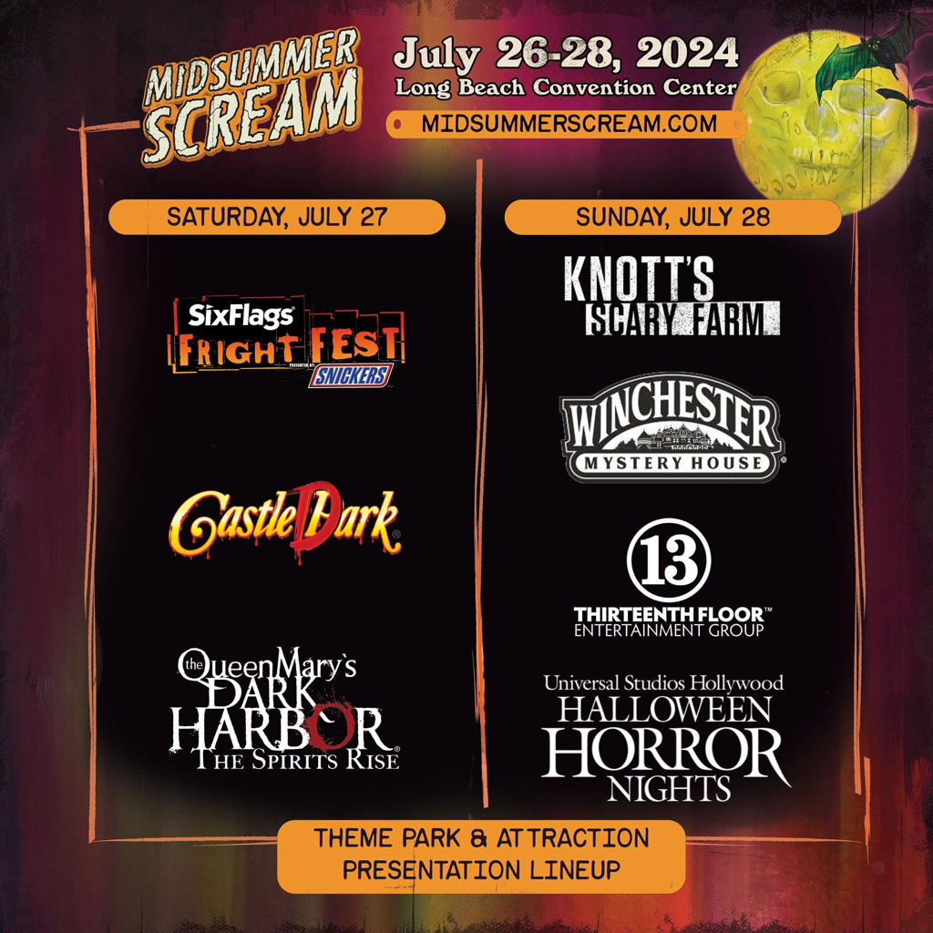 MIDSUMMER SCREAM, the World’s Largest Halloween and Horror Convention, Launches 2024 App and Schedule