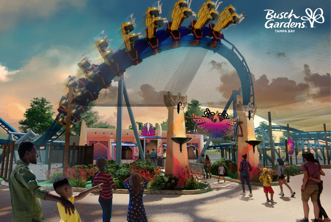 “Phoenix Rising” Set to Soar Above the Serengeti Plain at Busch Gardens Tampa Bay in Spring 2024