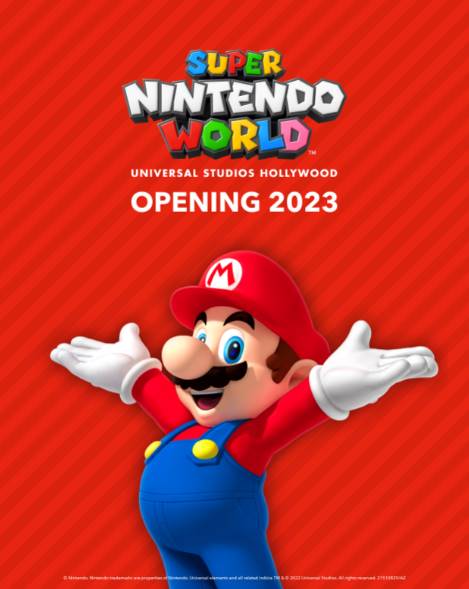 SUPER NINTENDO WORLD to Open at Universal Studios Hollywood in 2023