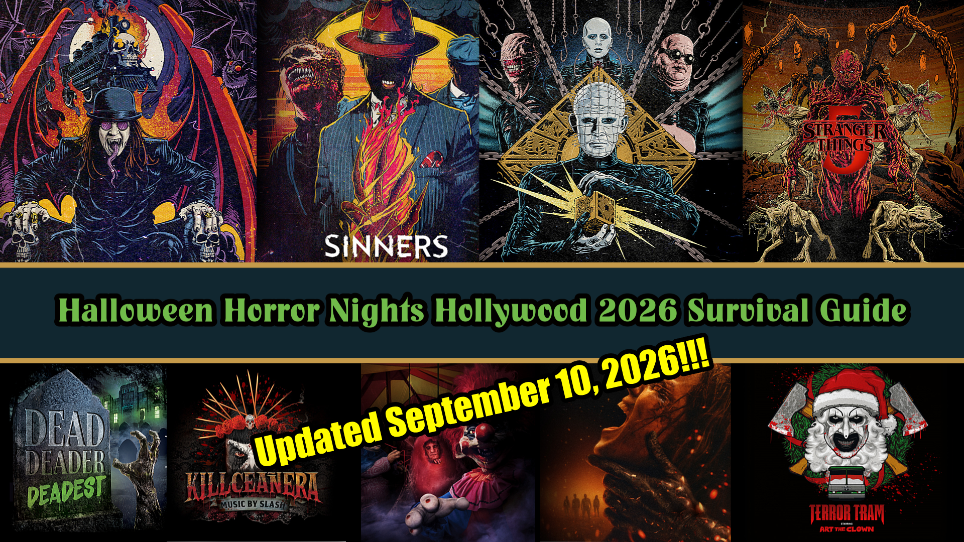 Universal Studios Hollywood Halloween Horror Nights Survival Guide 2026