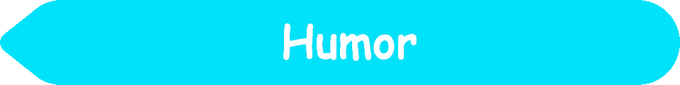 Picture of a #00E2FA Blue arrow pointing to the words and pictures on the website, and the words, Humor - Inspiration - Learning - Visit www dot Make Fun Of Life dot net.
