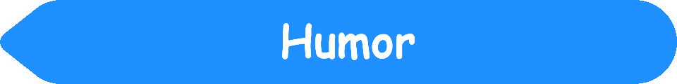 Picture of a #1E90FF Blue arrow pointing to the words and pictures on the website, and the words, Humor - Inspiration - Learning - Visit www dot Make Fun Of Life dot net.