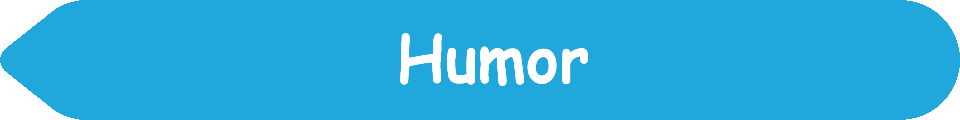 Picture of a #20A7DB Bright Sky Blue arrow pointing to the words and pictures on the website, and the words, Humor - Inspiration - Learning - Visit www dot Make Fun Of Life dot net.