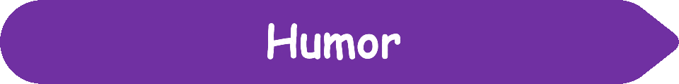 Picture of a #7030A2 Purple arrow pointing to the words and pictures on the website, and the words, Humor - Inspiration - Learning - Visit www dot Make Fun Of Life dot net.