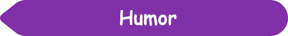Picture of a #8031A7 Purple arrow pointing to the words and pictures on the website, and the words, Humor - Inspiration - Learning - Visit www dot Make Fun Of Life dot net.