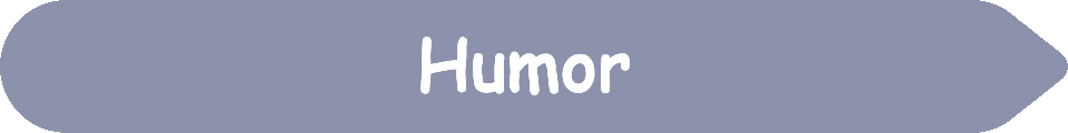 Picture of a #8C92AC Gray arrow pointing to the words and pictures on the website, and the words, Humor - Inspiration - Learning - Visit www dot Make Fun Of Life dot net.