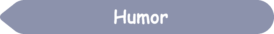 Picture of a #8C92AC Gray arrow pointing to the words and pictures on the website, and the words, Humor - Inspiration - Learning - Visit www dot Make Fun Of Life dot net.