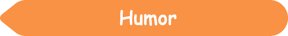 Picture of a #F99245 Royal Orange arrow pointing to the words and pictures on the website, and the words, Humor - Inspiration - Learning - Visit www dot Make Fun Of Life dot net.