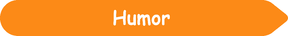 Picture of a #FC8A17 Orange arrow pointing to the words and pictures on the website, and the words, Humor - Inspiration - Learning - Visit www dot Make Fun Of Life dot net.