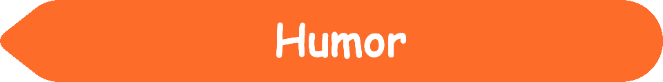 Picture of a #FE6C2A Orange arrow pointing to the words and pictures on the website, and the words, Humor - Inspiration - Learning - Visit www dot Make Fun Of Life dot net.