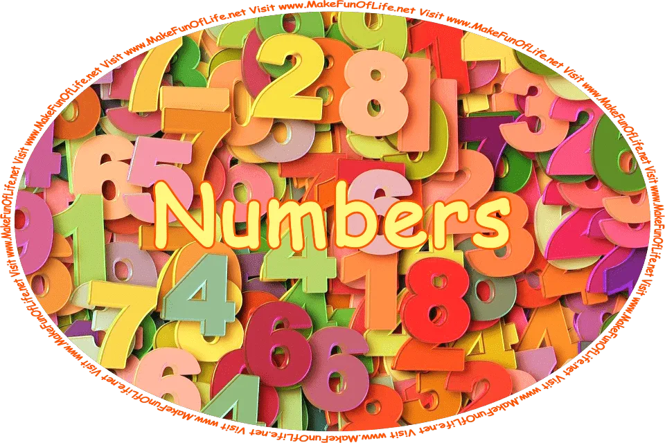 Click or tap here to visit the Numbers Page.