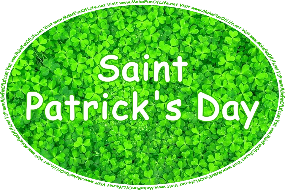 Click or tap here to visit the Saint Patrick's Day Page.