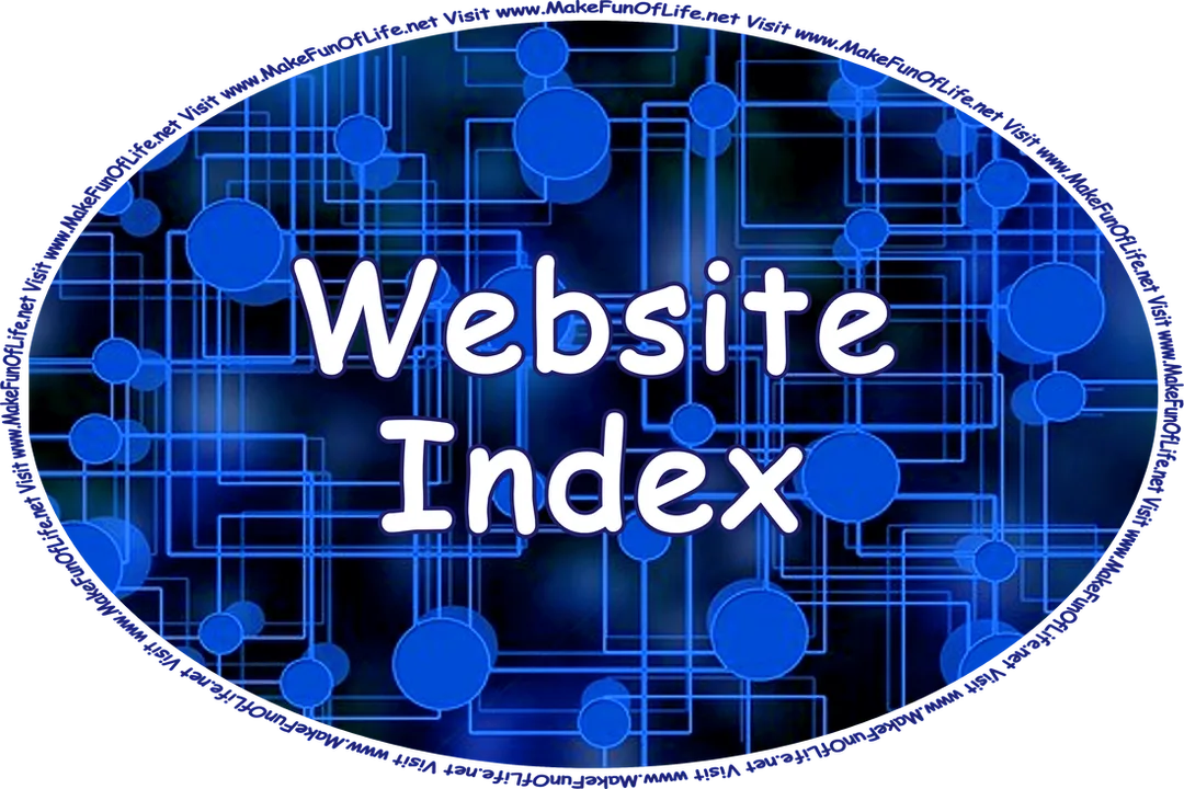 Click or tap here to visit the Website Index Page.