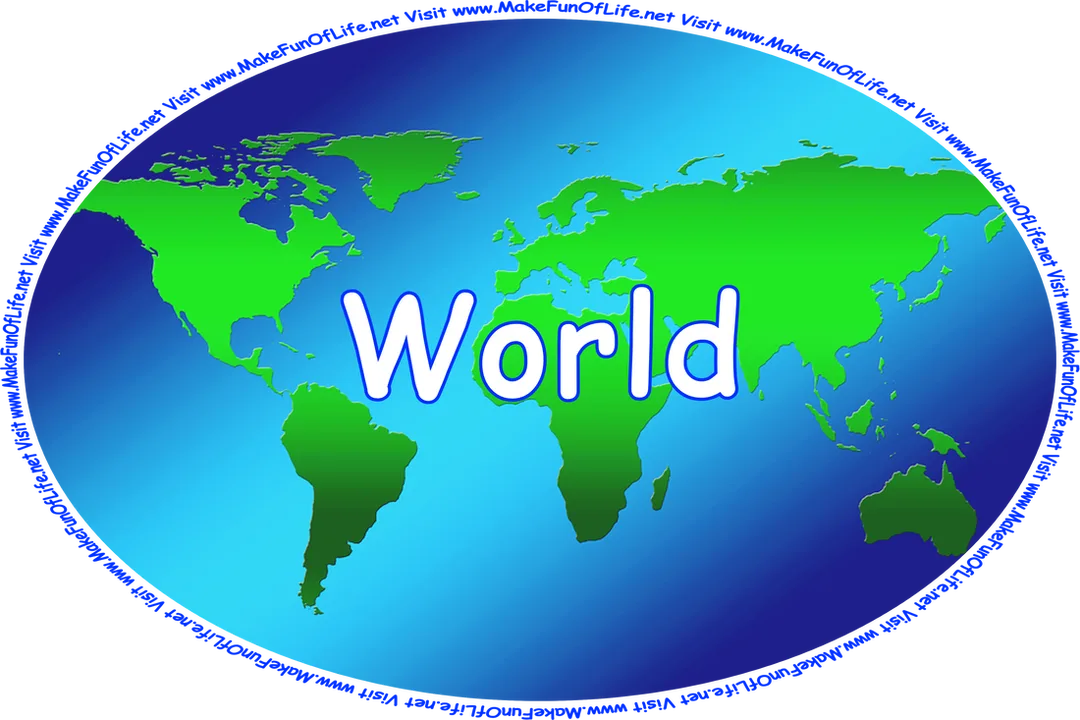 Click or tap here to visit the World Page or continue down this page to find clickable and tappable links to articles listed alphabetically by their titles and by the pages on which they can be found.