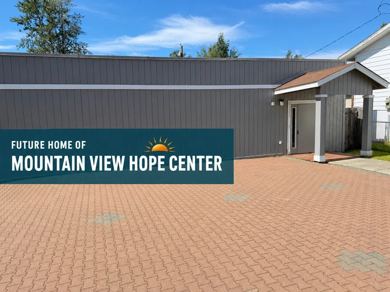 Future home of the Mountain View Hope Center