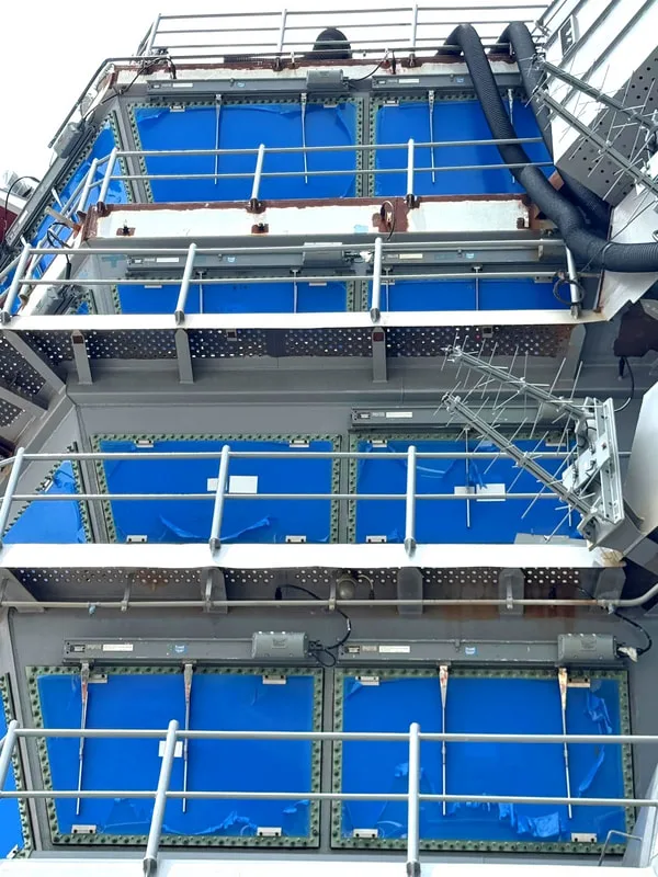 In-Mar-supplied marine window wiper systems installed aboard the future USS John F. Kennedy (CVN-79)Picture