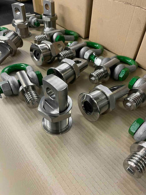 Monitor Marine titanium lifting points for marine vessels