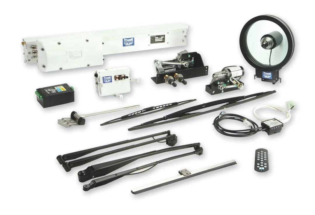 Wynn Marine wiper systems and components for marine vessels