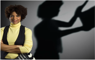 A woman producer poses for a picture.
