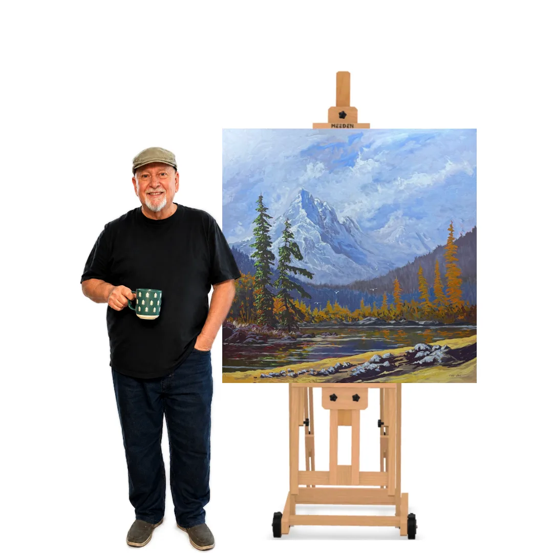 Finding The Blue, 36X36 acrylic on canvas, Original artwork by Jim White