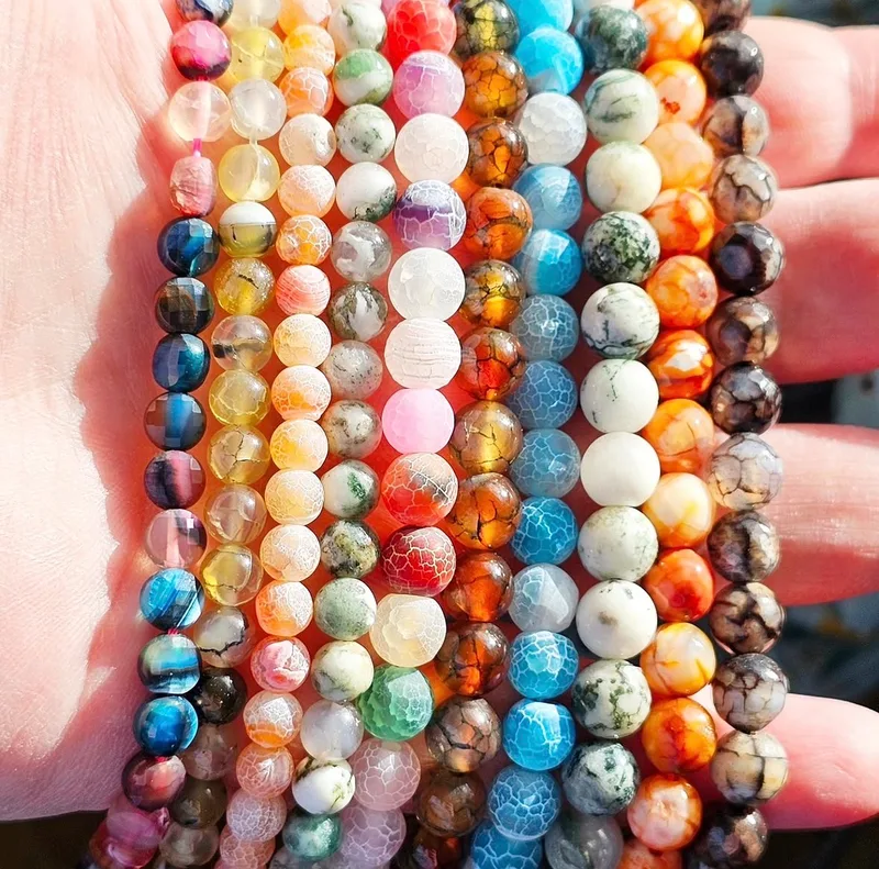 Variety of crystal bracelets