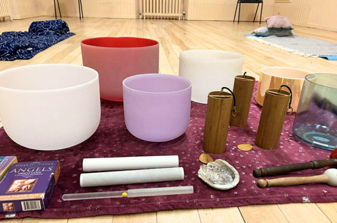 Singing bowls and other healing instruments