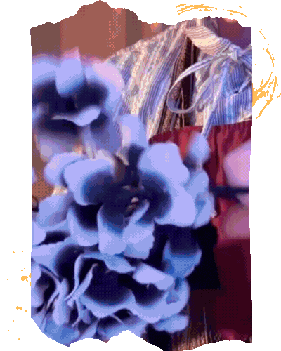 A gif collage of video footage of the Azrai in various costumes and roles.